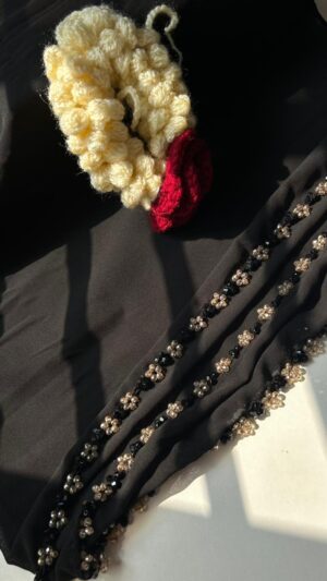 Laila - Crystal Handwork border Hijab