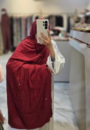 Rhinestone Modal Paper Hijab